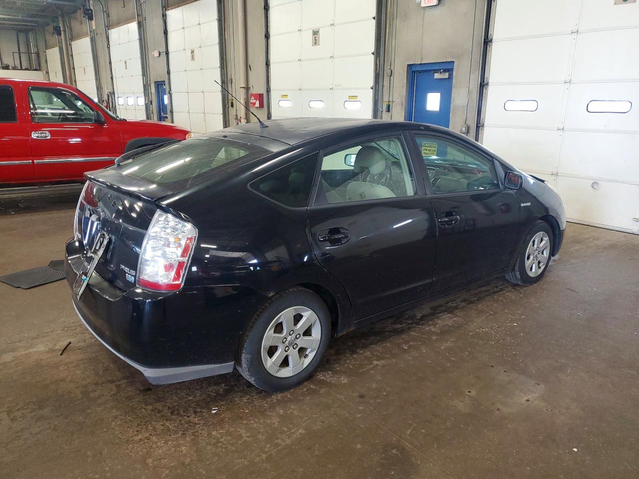 2007 Toyota Prius Base Black vin: JTDKB20U677658408