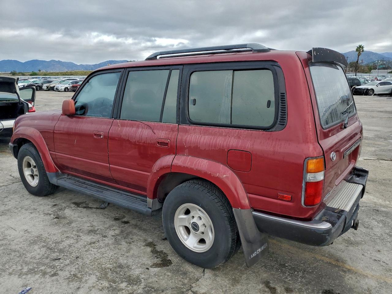1993 Toyota Land Cruiser Dj81 Burgundy vin: JT3DJ81W3P0032925