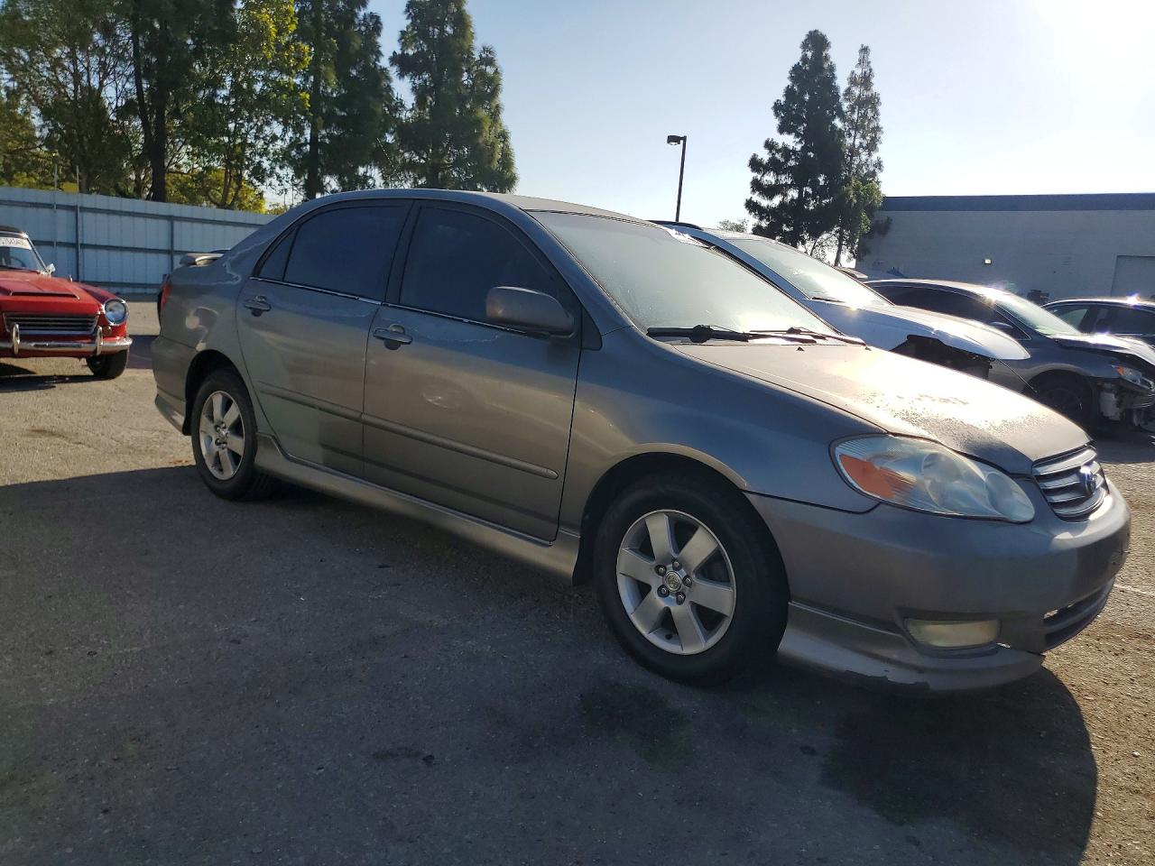 2003 Toyota Corolla S Gray vin: 1NXBR32E53Z159484