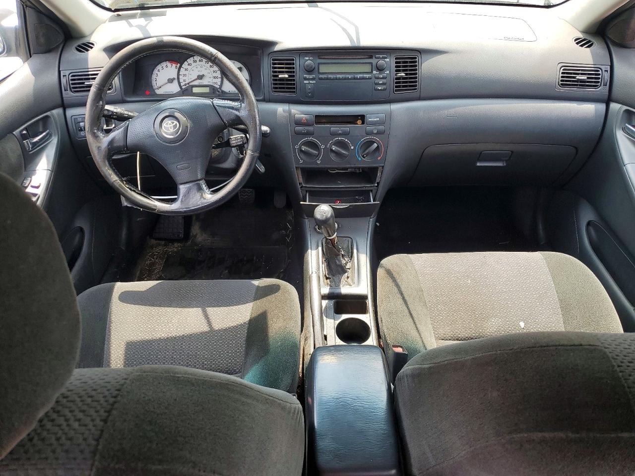 2003 Toyota Corolla S Silver vin: 1NXBR32EX3Z061387