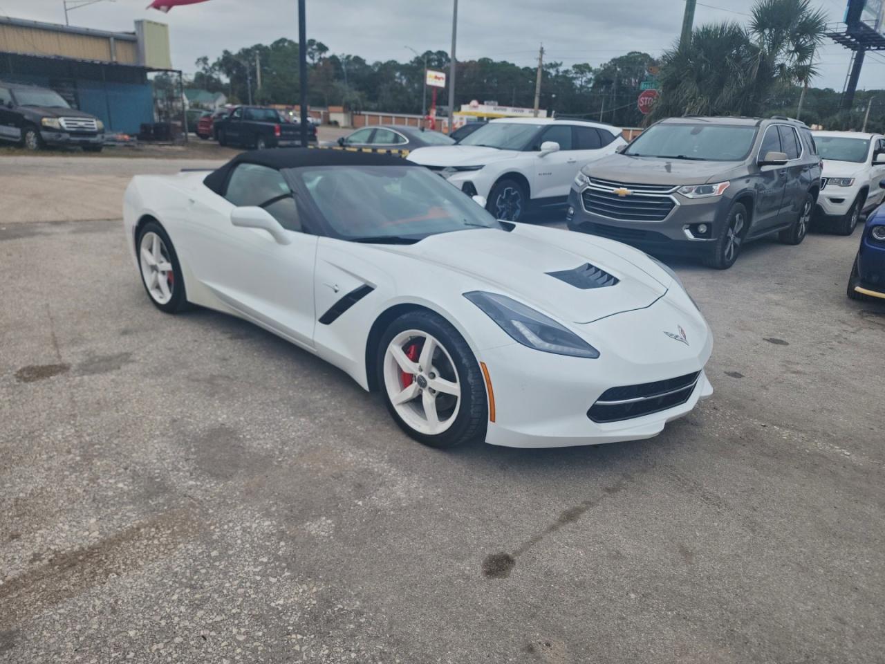 2015 Chevrolet Corvette Stingray 3lt White vin: 1G1YF3D7XF5124677