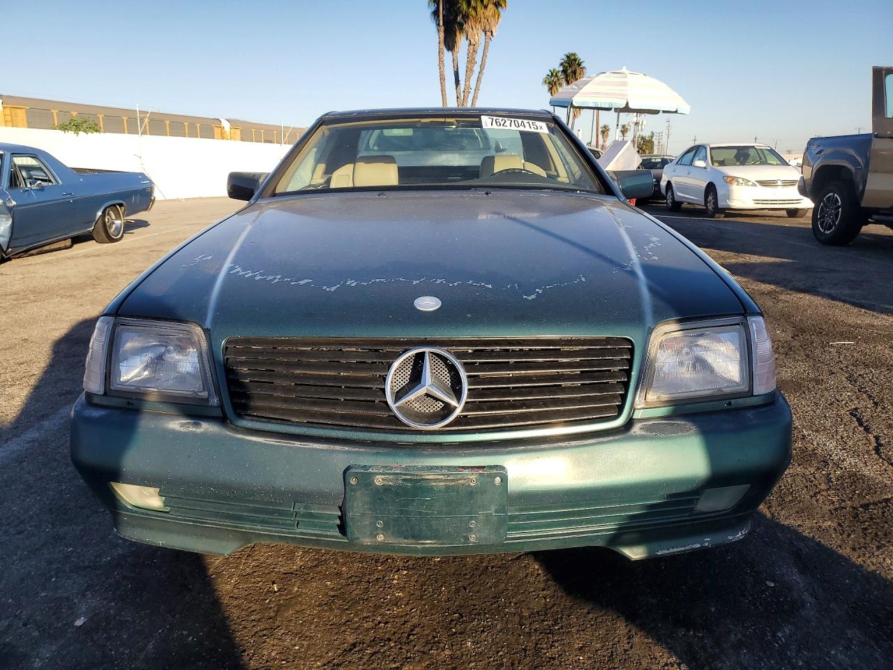 1994 Mercedes-benz Sl 320 Green vin: WDBFA63E0RF101243