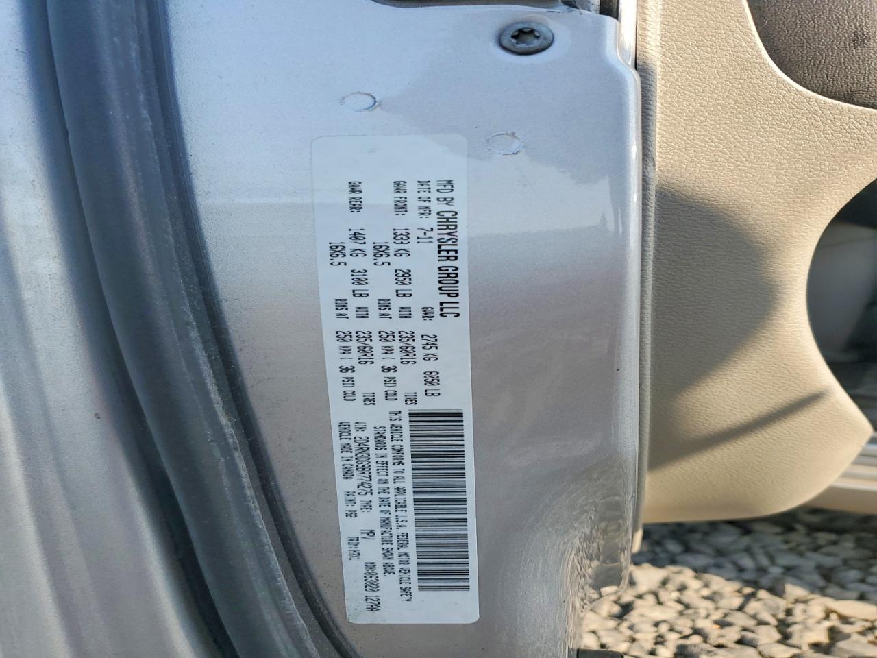 2011 Dodge Grand Caravan Mainstreet Silver vin: 2D4RN3DG9BR774275