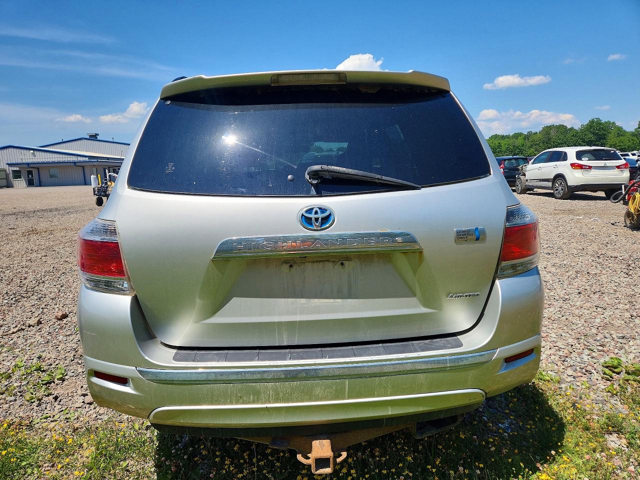 2013 Toyota Highlander Hybrid Limited Silver vin: JTEDC3EH5D2012238