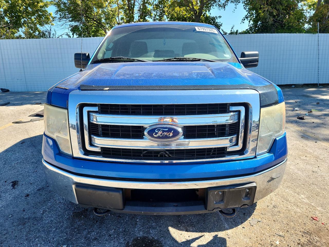 2013 Ford F150 Super Cab Blue vin: 1FTFX1EF5DFD71666