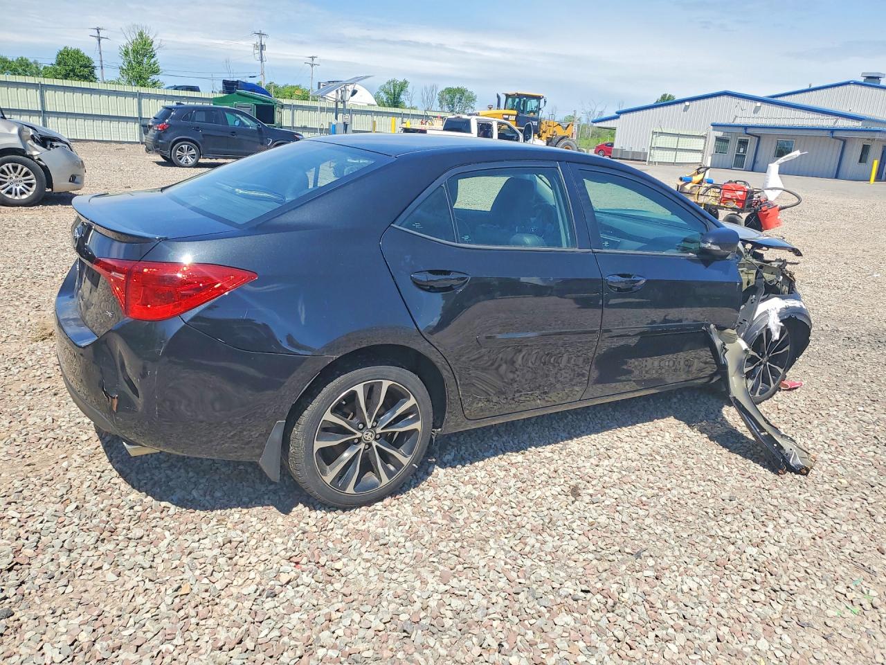 2017 Toyota Corolla Se Black vin: 2T1BURHE1HC945798