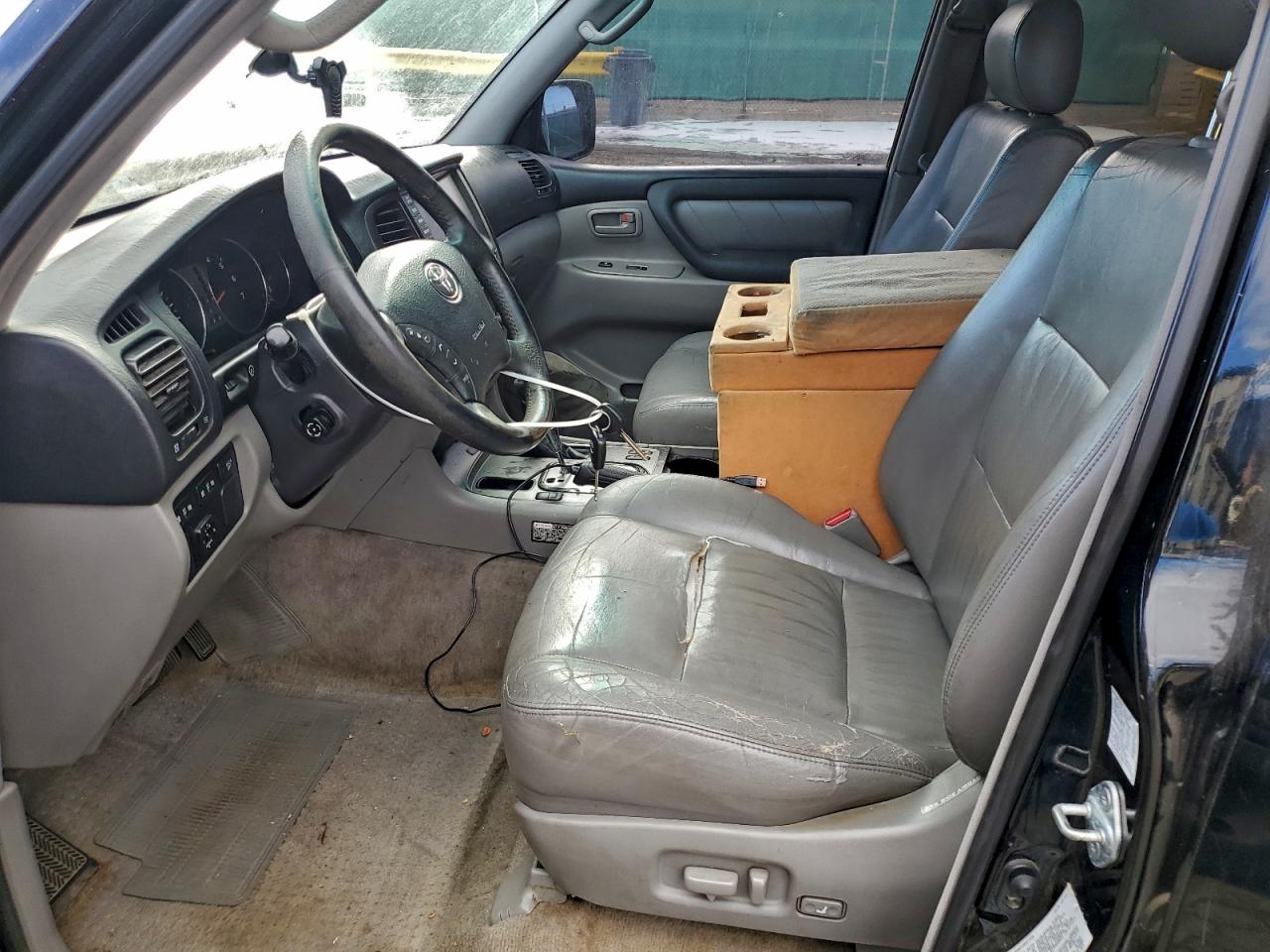 2003 Toyota Land Cruiser Black vin: JTEHT05J932046409
