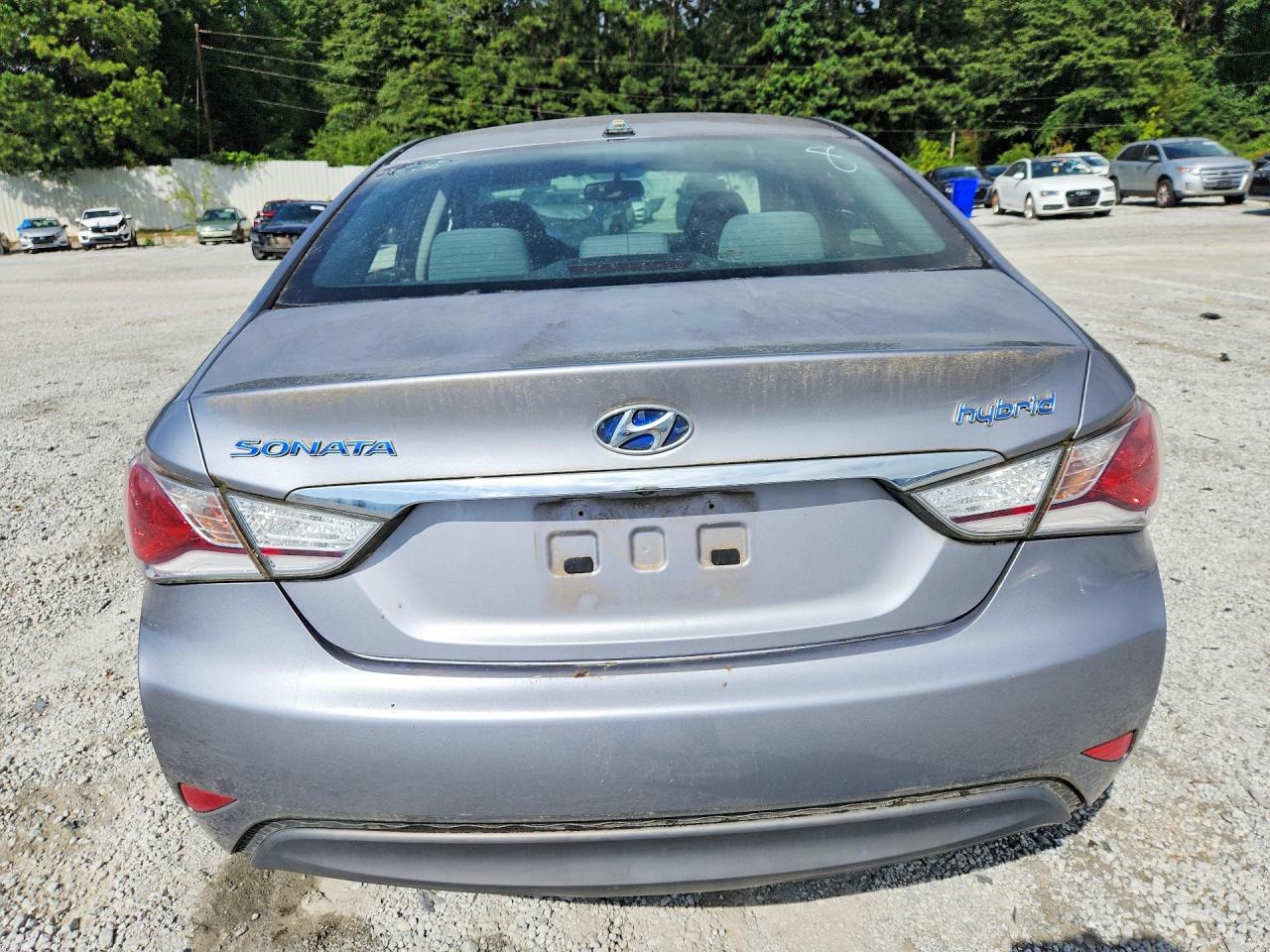 2014 Hyundai Sonata Hybrid Gray vin: KMHEC4A45EA116474