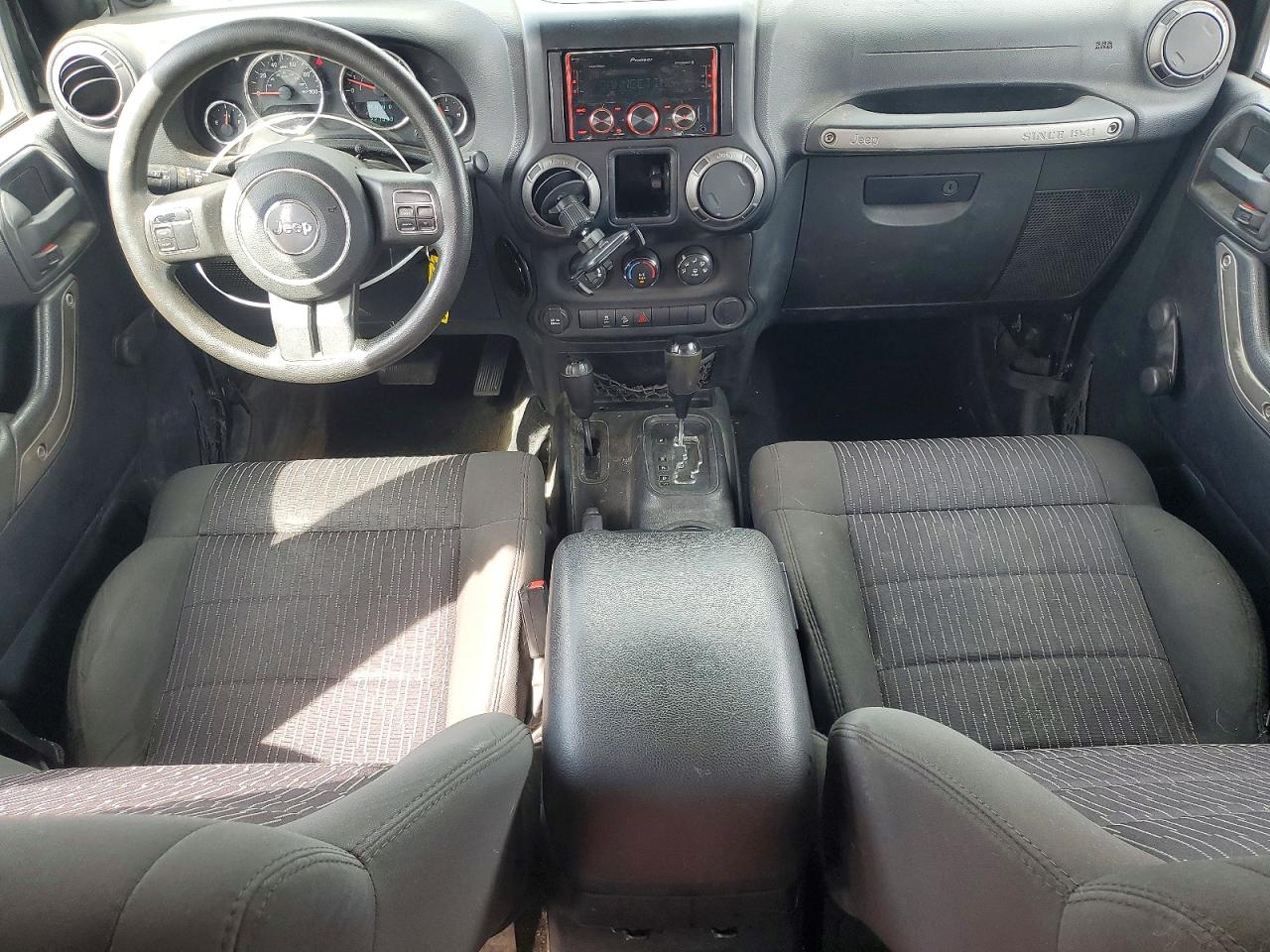 2012 Jeep Wrangler Unlimited Sport Black vin: 1C4BJWDG9CL142513