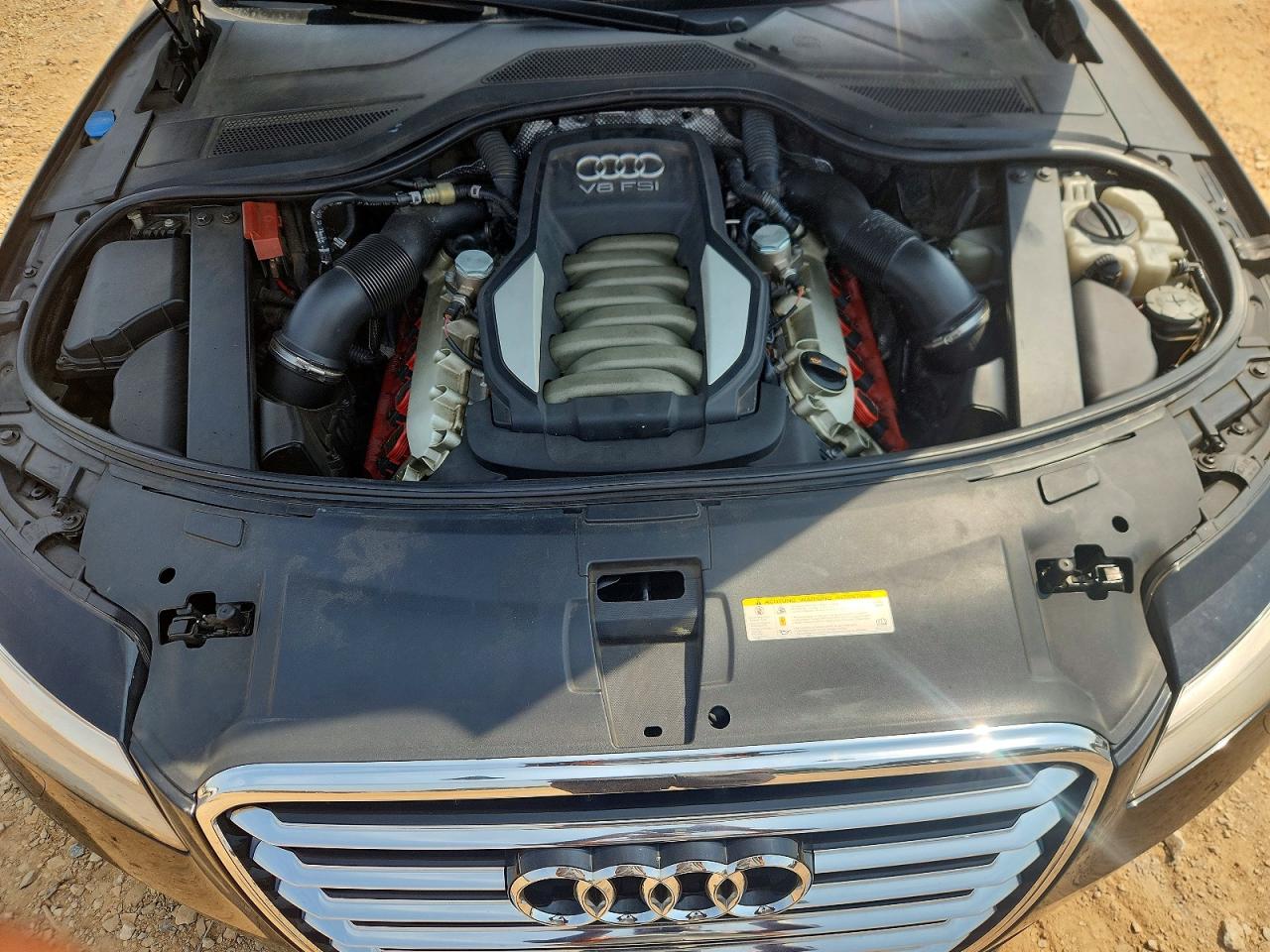 2012 Audi A8 L Quattro Black vin: WAURVAFD4CN008616