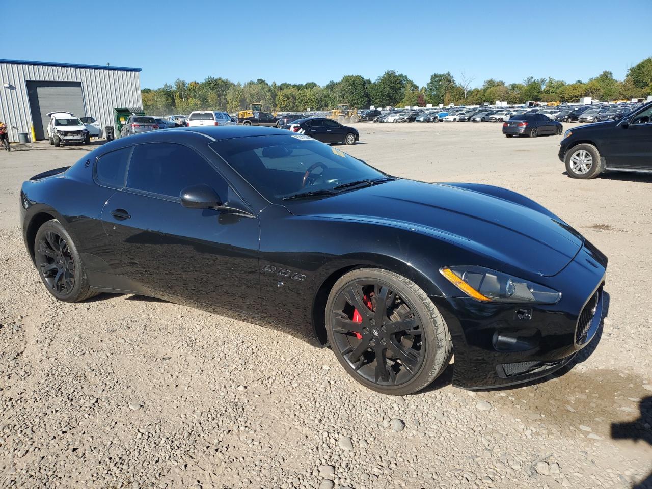 2008 Maserati Granturismo Black vin: ZAMGJ45A880040628