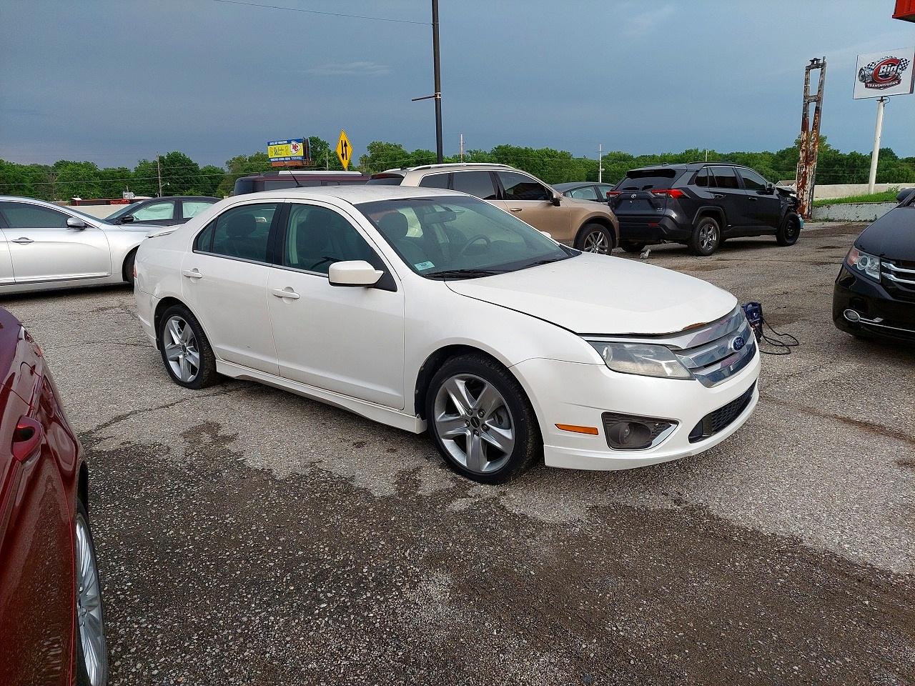 2012 Ford Fusion Sport White vin: 3FAHP0KC6CR172257