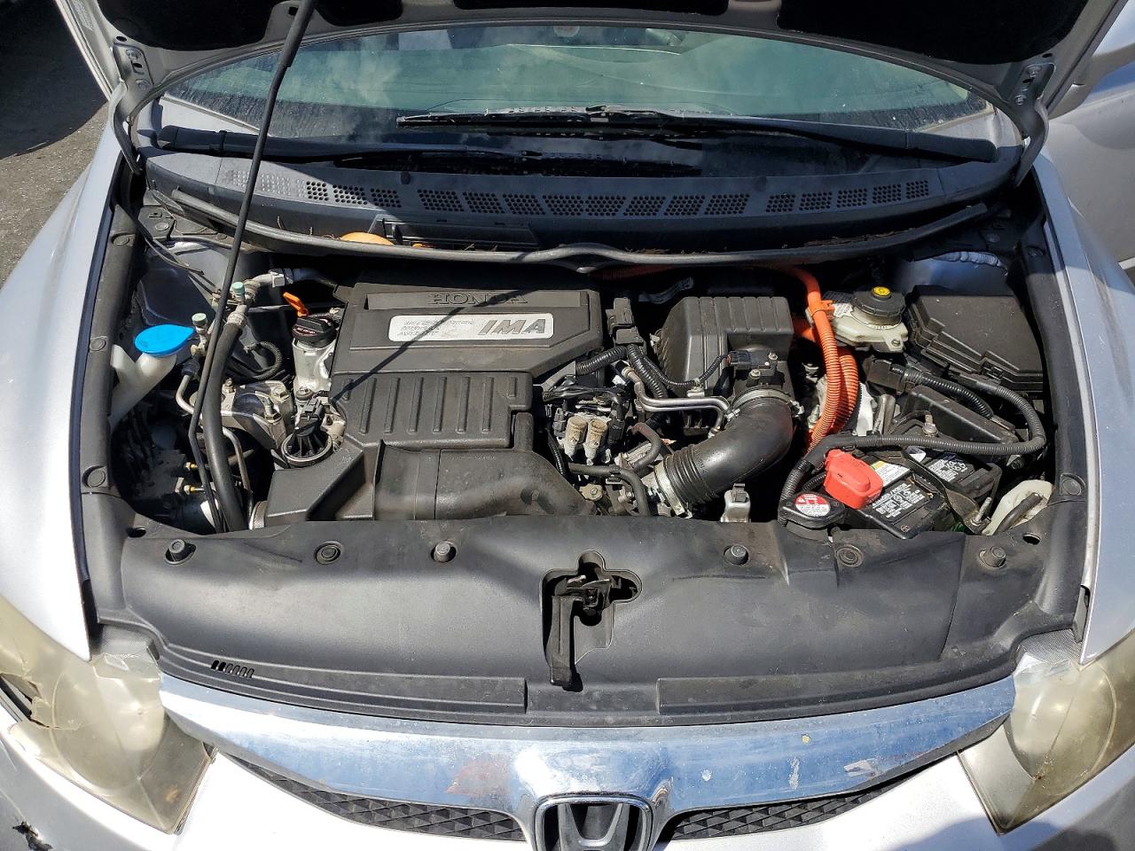 2009 Honda Civic Hybrid Silver vin: JHMFA362X9S006440