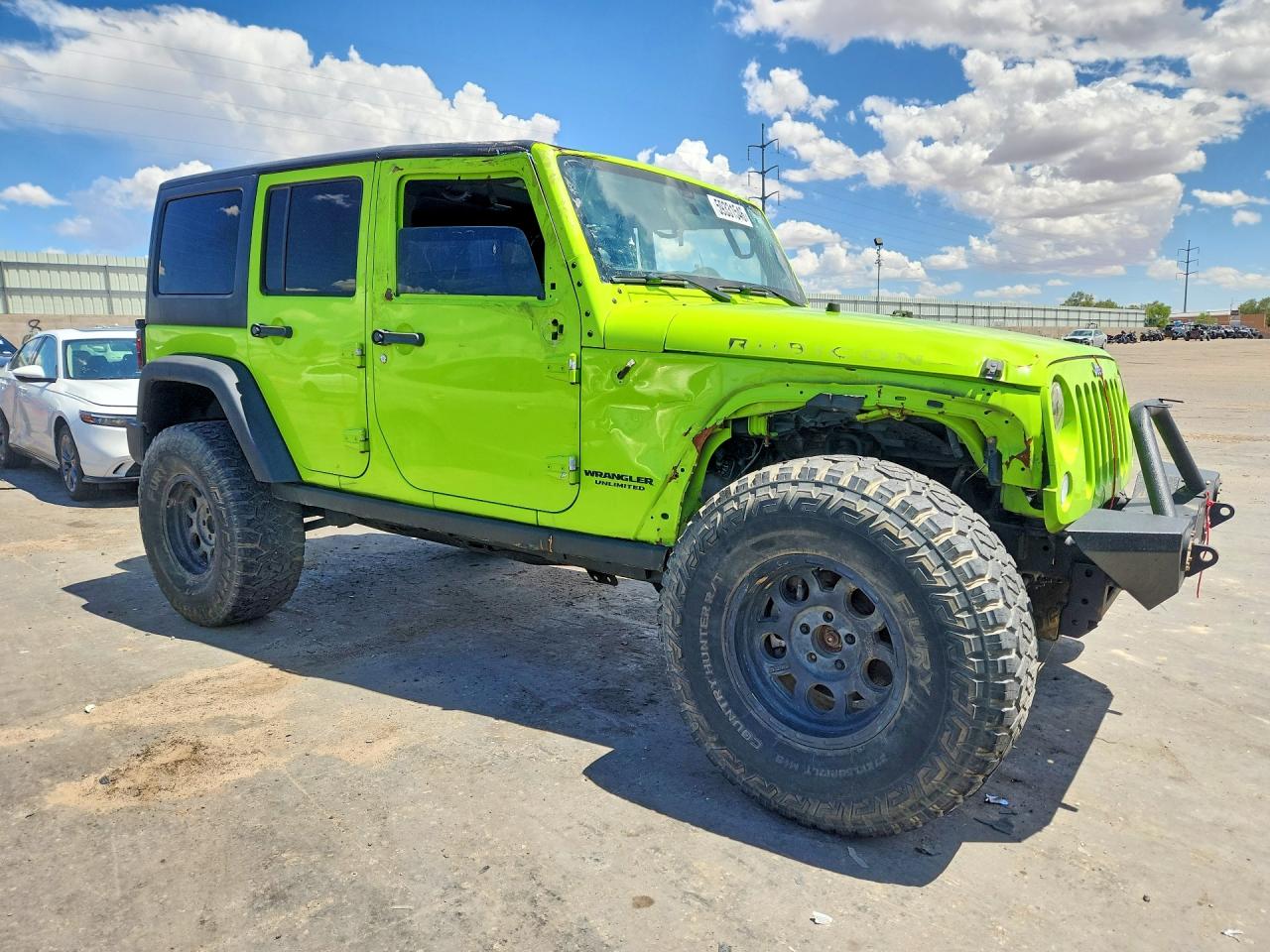 2012 Jeep Wrangler Unlimited Rubicon Green vin: 1C4BJWFG3CL248677