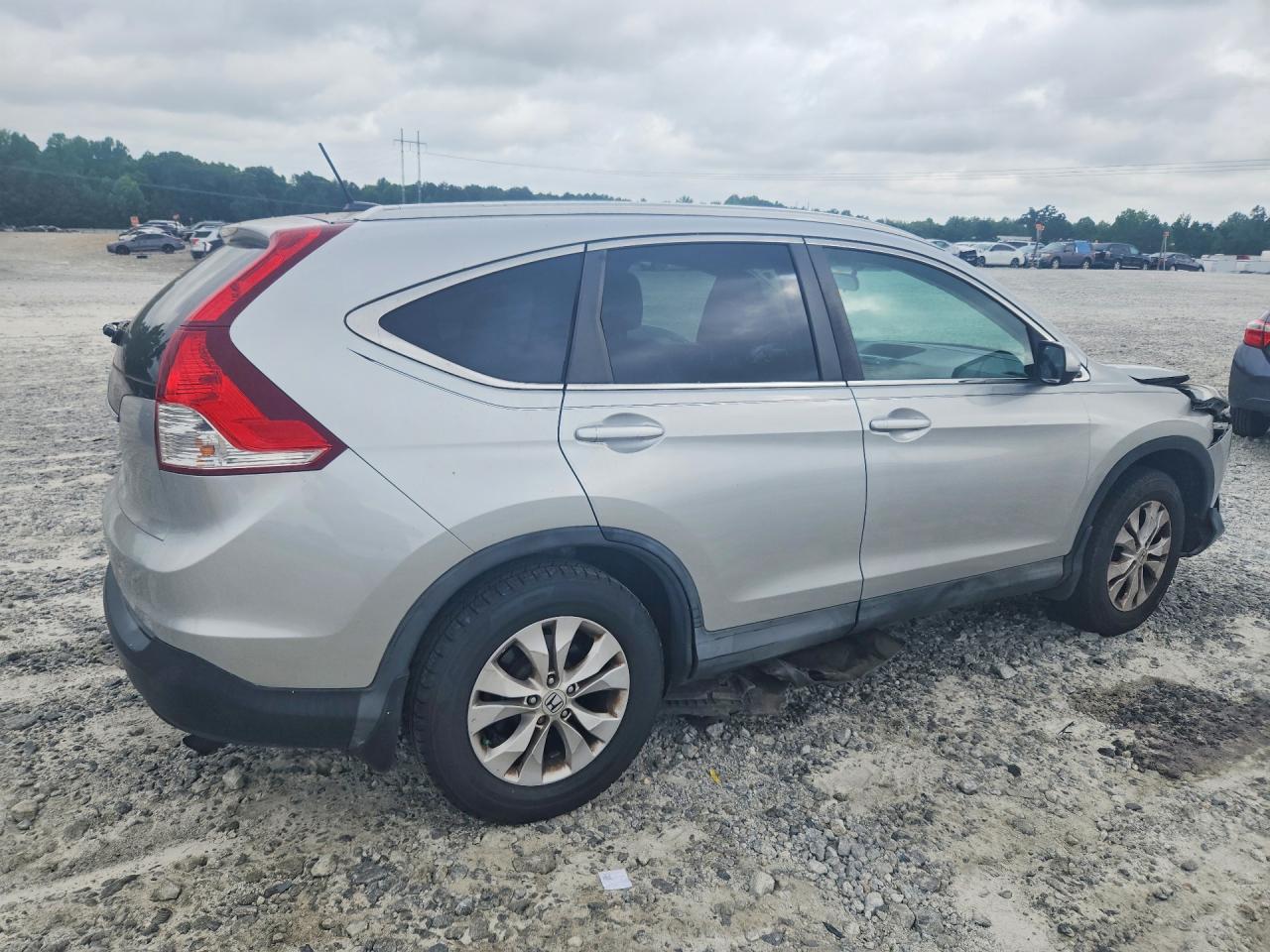 2014 Honda Cr-v Exl Серебряный vin: 2HKRM3H76EH551560