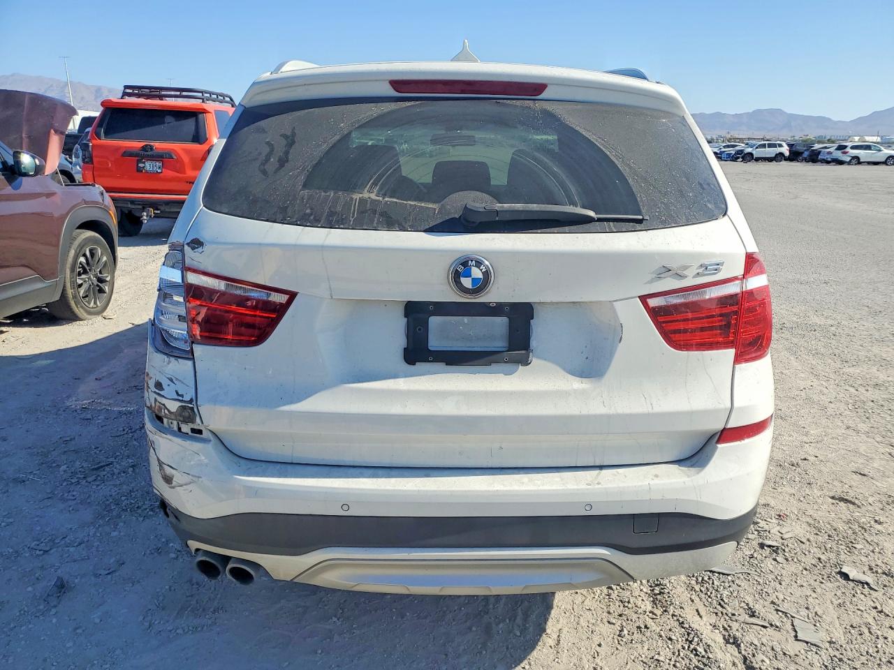 2015 Bmw X3 Xdrive28i White vin: 5UXWX9C57F0D57316