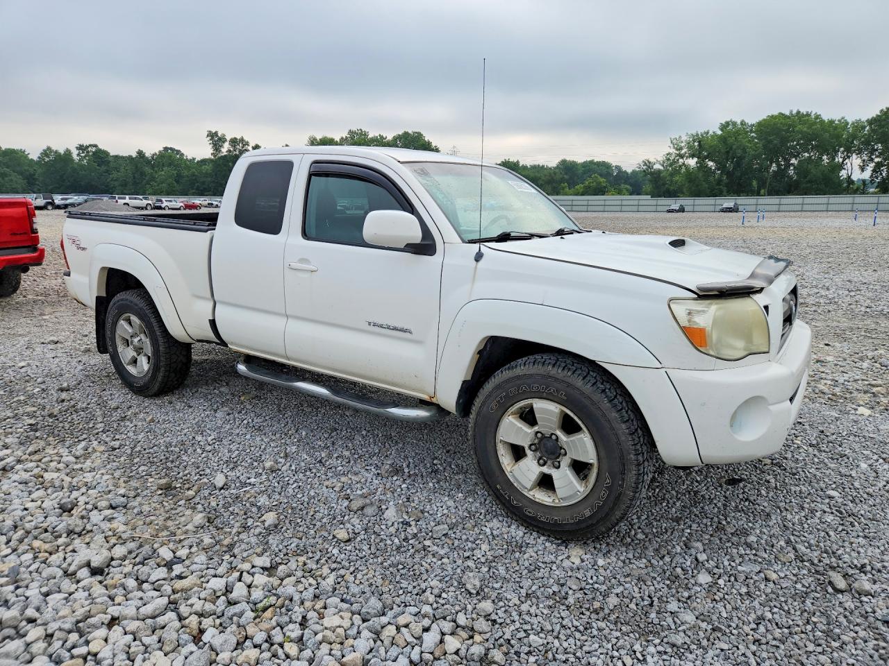 2007 Toyota Tacoma Access Cab Белый vin: 5TEUU42N77Z351374