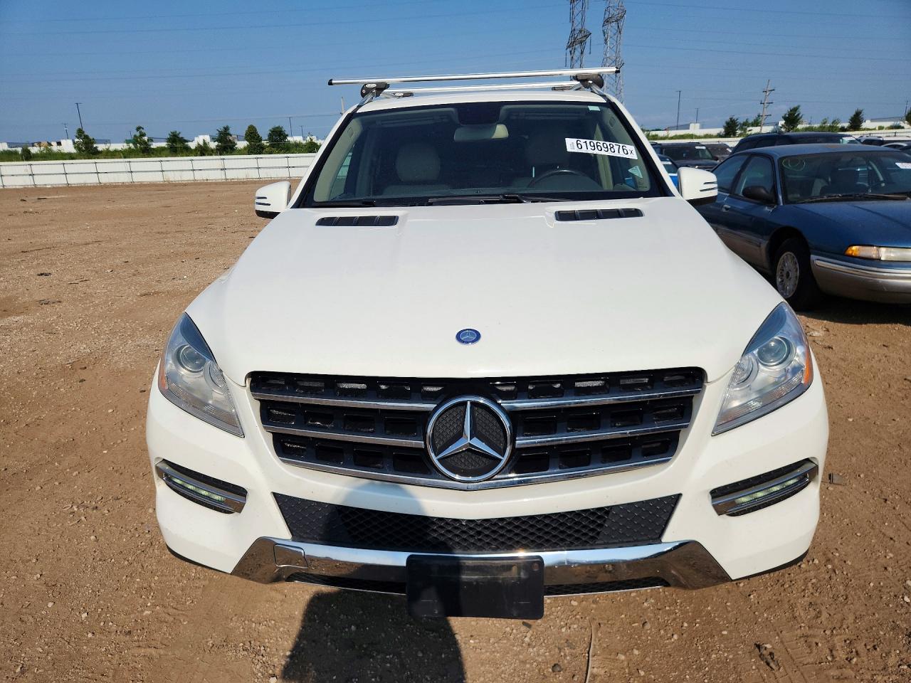 2013 Mercedes-benz Ml 350 4matic White vin: 4JGDA5HB8DA159684