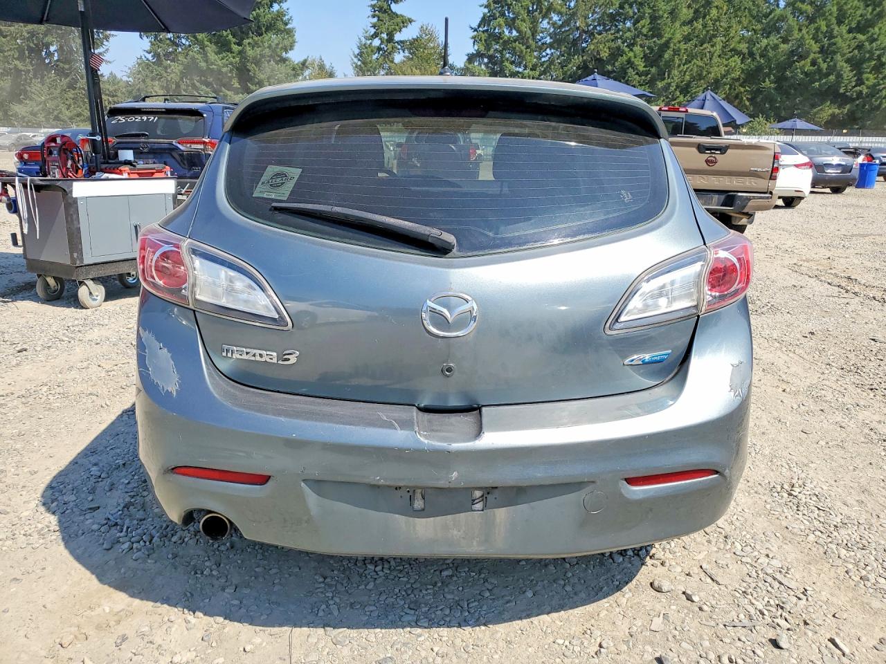 2012 Mazda 3 I Синий vin: JM1BL1L70C1623423