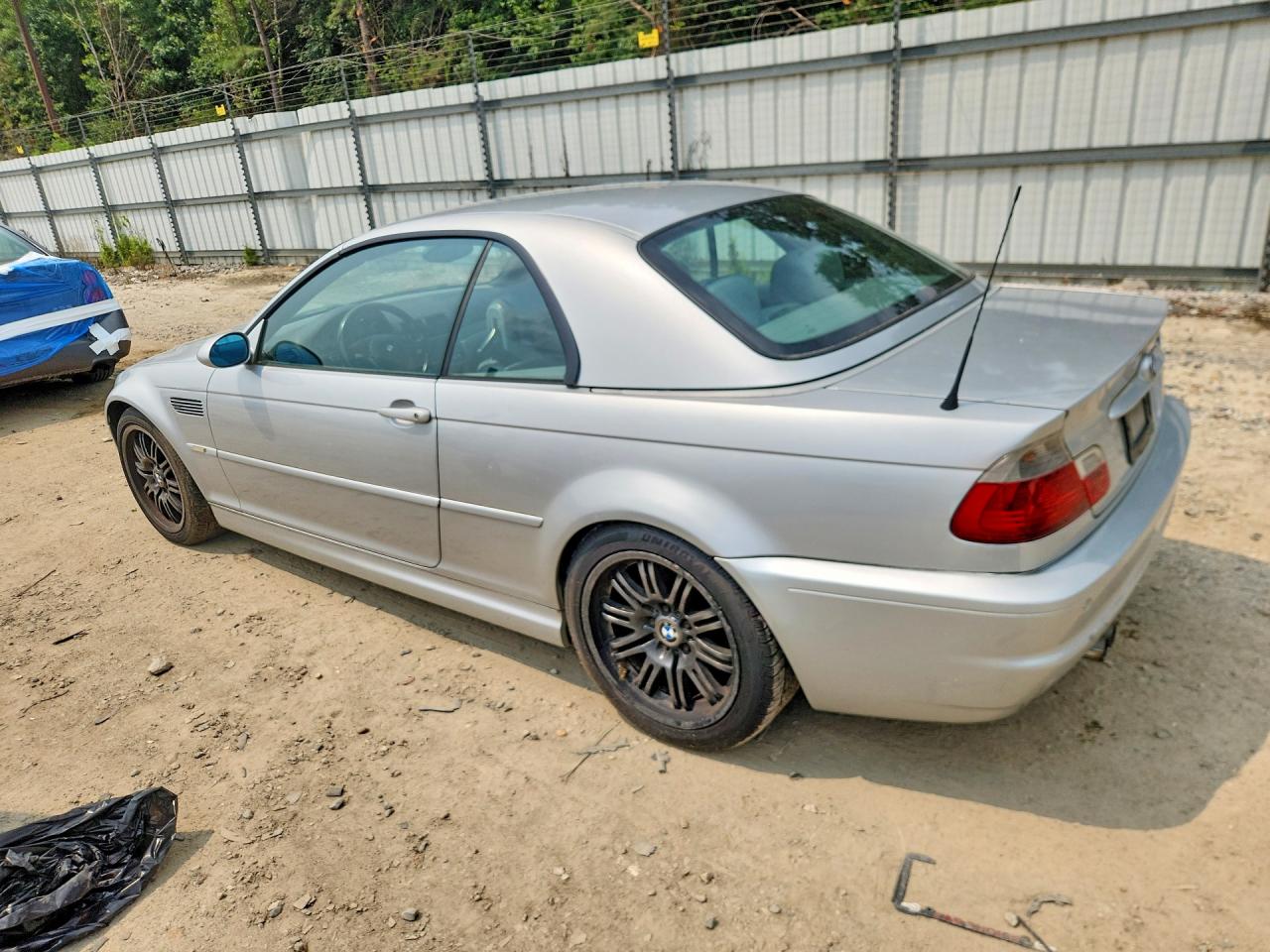 2003 Bmw M3 Silver vin: WBSBR93483PK00775