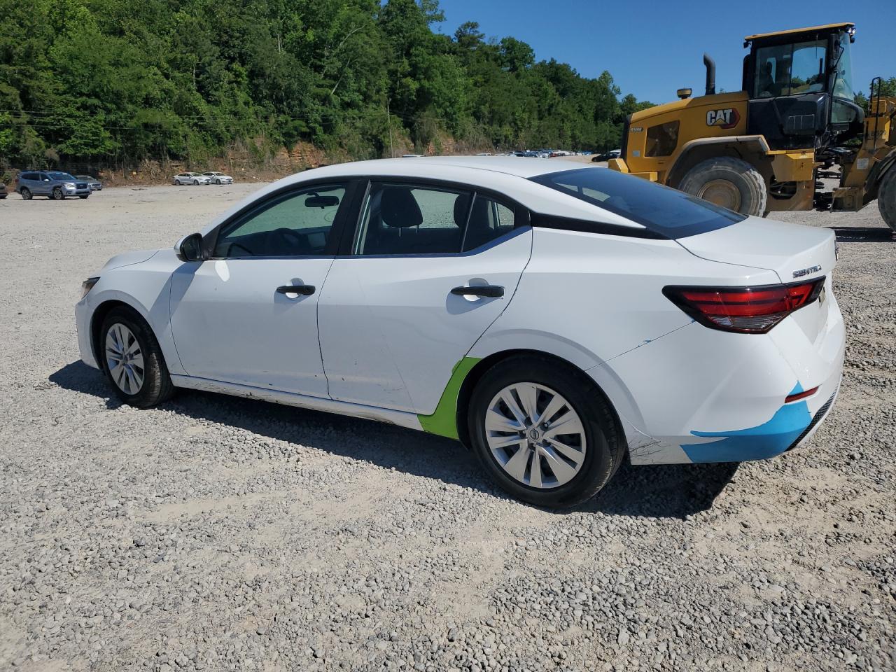 2024 Nissan Sentra S White vin: 3N1AB8BV7RY257362 Damage: Left Qtr Panel, Multiple Scratches Heavy, 2