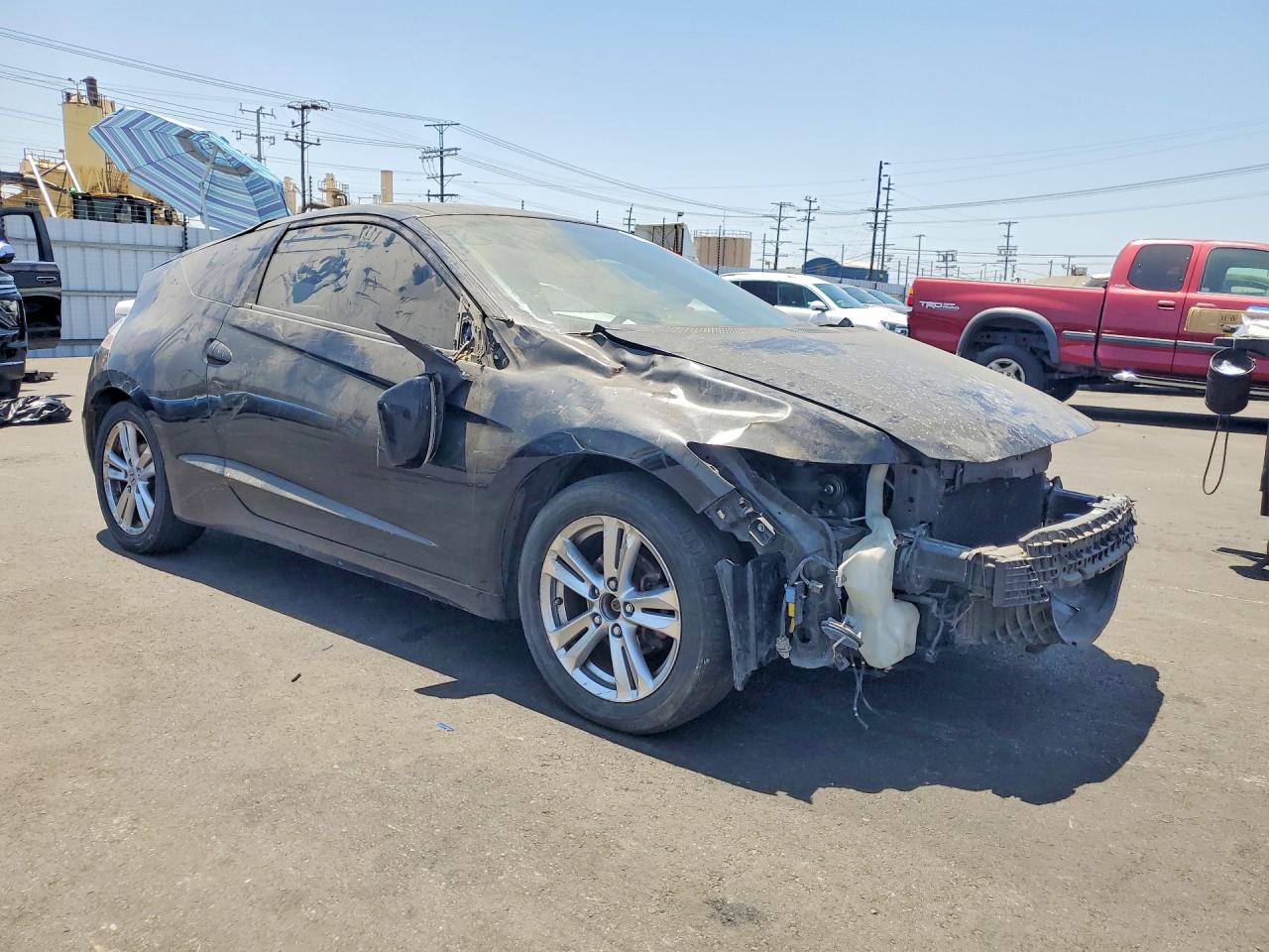 2011 Honda Cr-z Ex Black vin: JHMZF1D6XBS007487