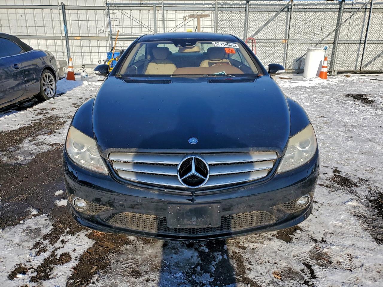 2009 Mercedes-benz Cl 550 4matic Black vin: WDDEJ86X59A019520