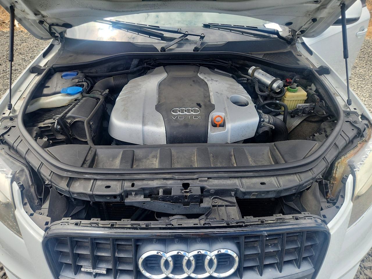 2013 Audi Q7 Prestige White vin: WA1WMAFE1DD003750