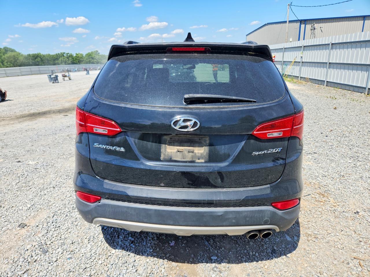 2013 Hyundai Santa Fe Sport 2.0t Black vin: 5XYZU3LA0DG082846