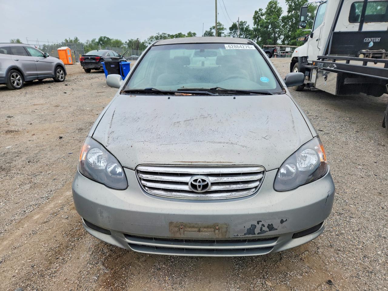 2003 Toyota Corolla Le Gray vin: 1NXBR32E73Z020487