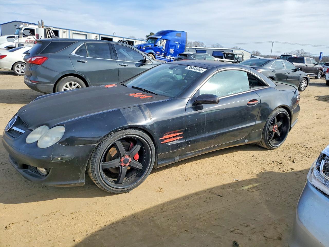 2007 Mercedes-benz Sl 550 Gray vin: WDBSK71F47F124454
