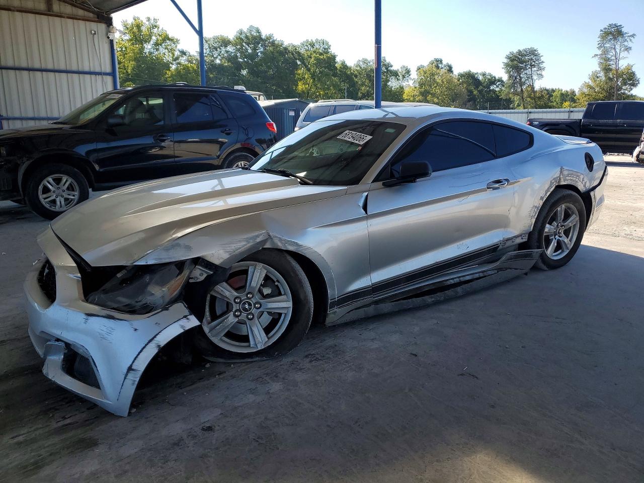 2015 Ford Mustang Silver vin: 1FA6P8AM1F5309211
