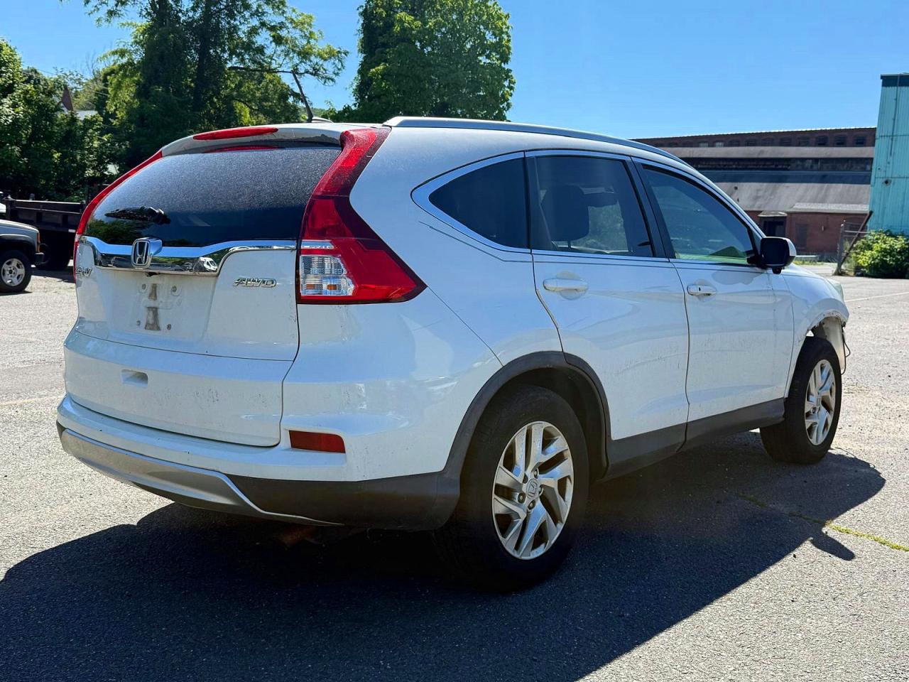 2015 Honda Cr-v Ex-l Белый vin: 5J6RM4H75F011002