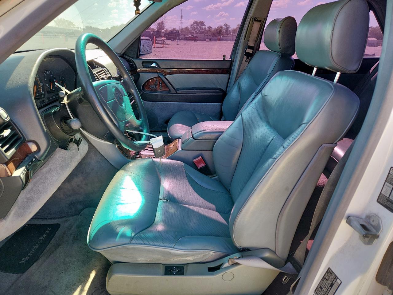 1993 Mercedes-benz 500 Sel White vin: WDBGA51E6PA096674