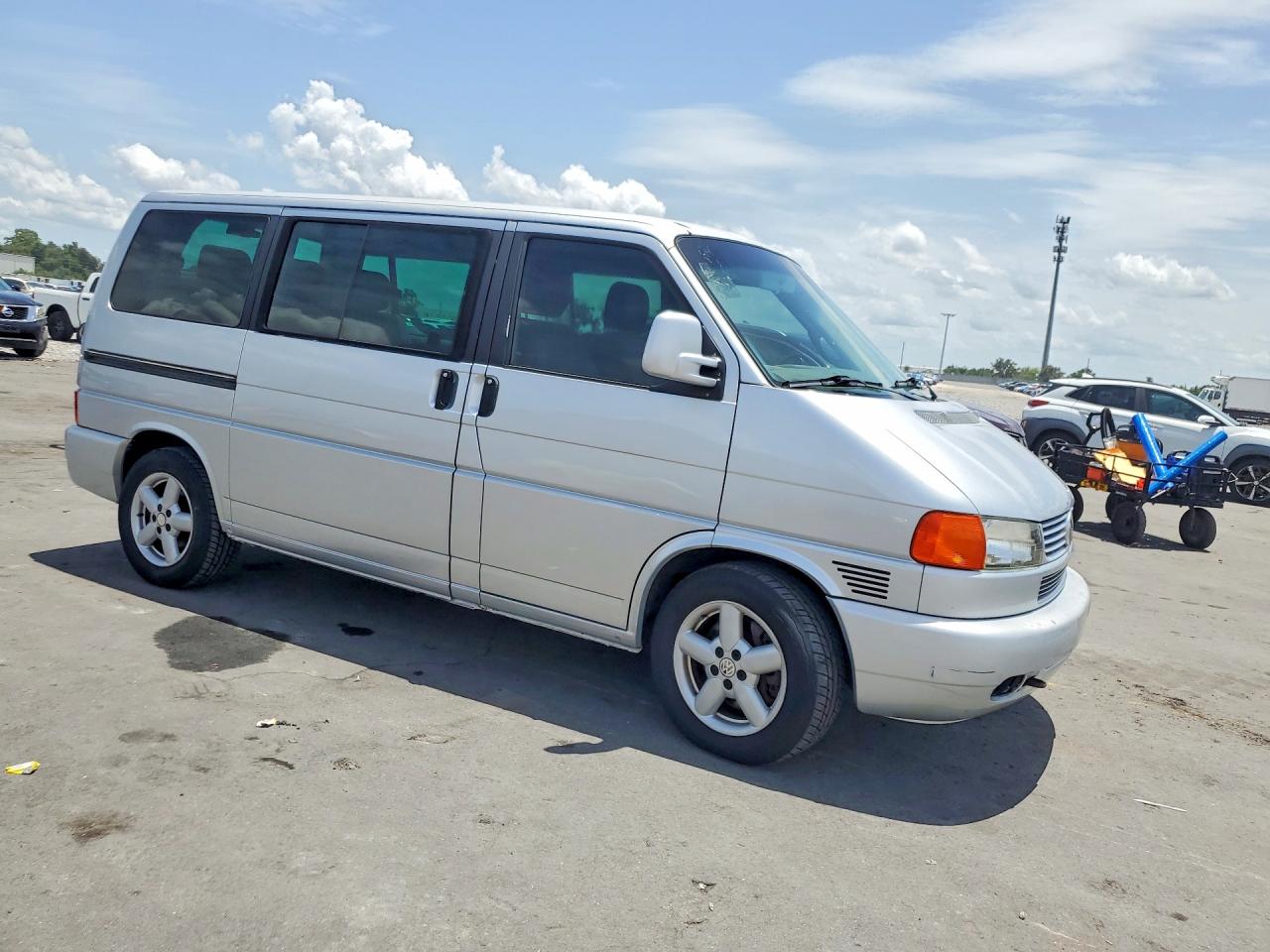 2003 Volkswagen Eurovan Mv Silver vin: WV2MB47033H034157
