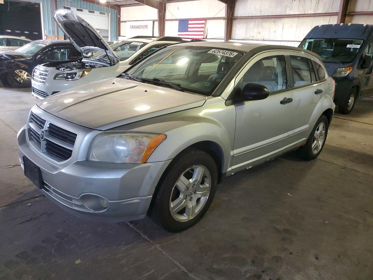 2007 Dodge Caliber Sxt Silver vin: 1B3HB48B27D557412