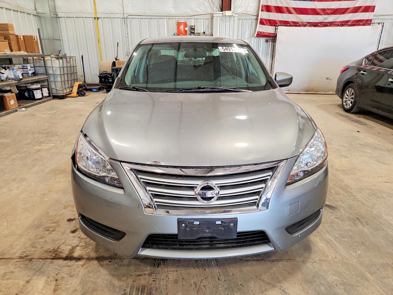 2014 Nissan Sentra Sv Gray vin: 3N1AB7AP8EY265770