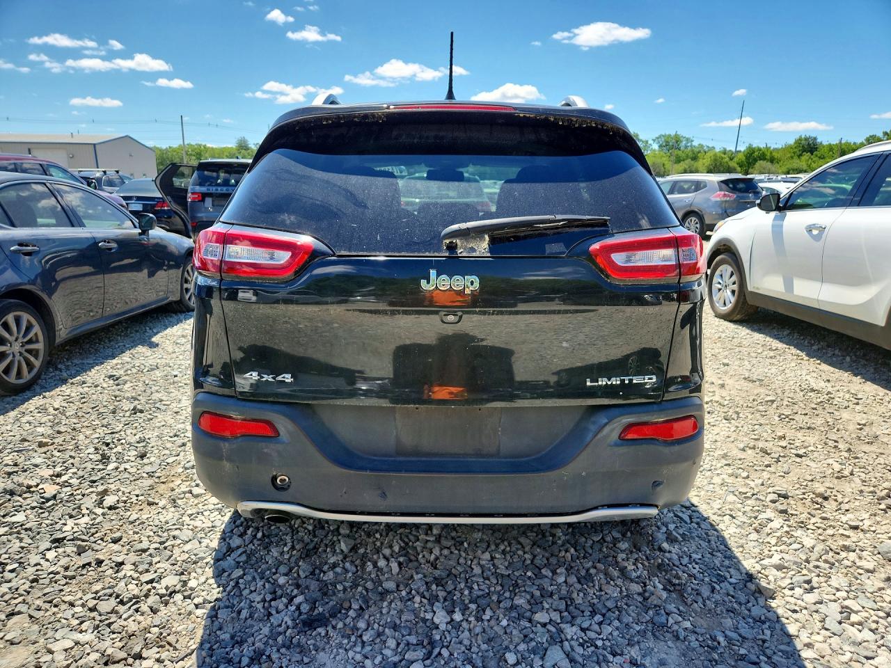 2015 Jeep Cherokee Limited Black vin: 1C4PJMDB3FW763912