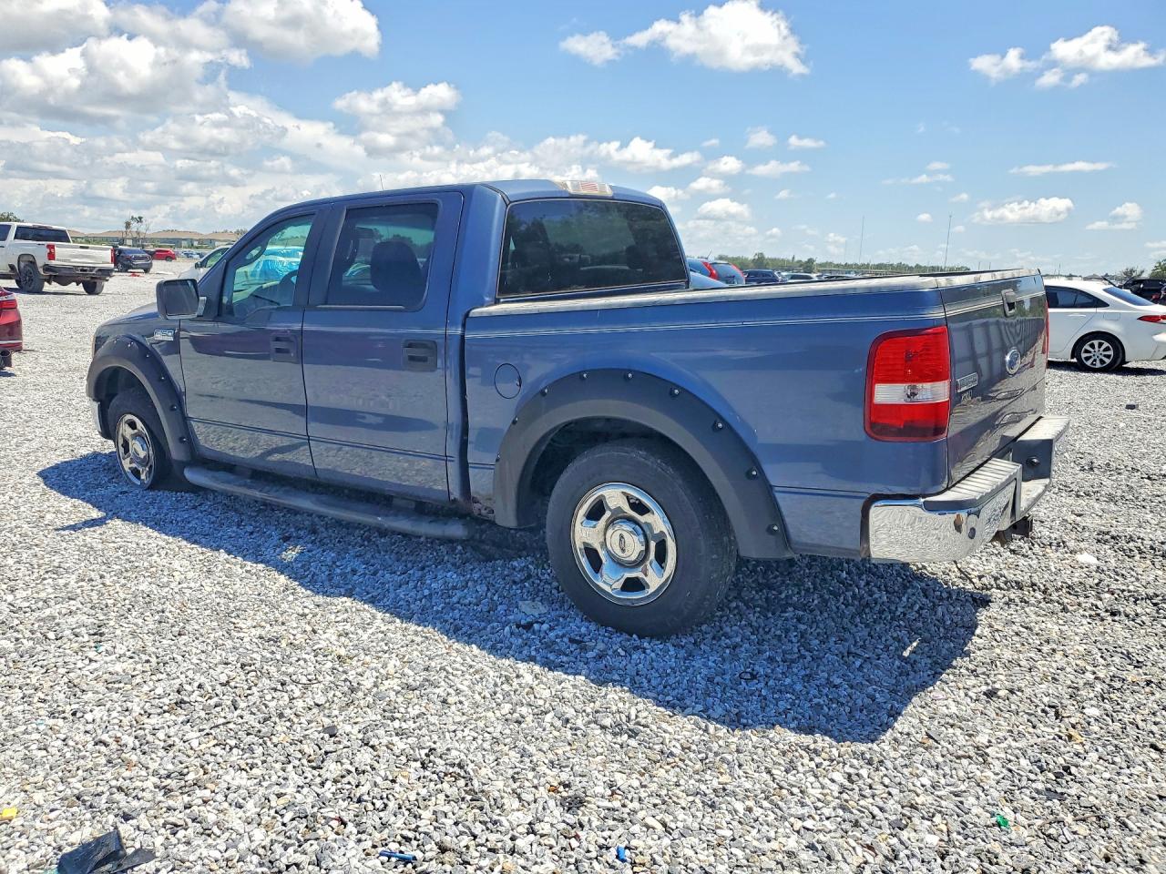 2005 Ford F150 Supercrew Blue vin: 1FTRW12W05FA29774
