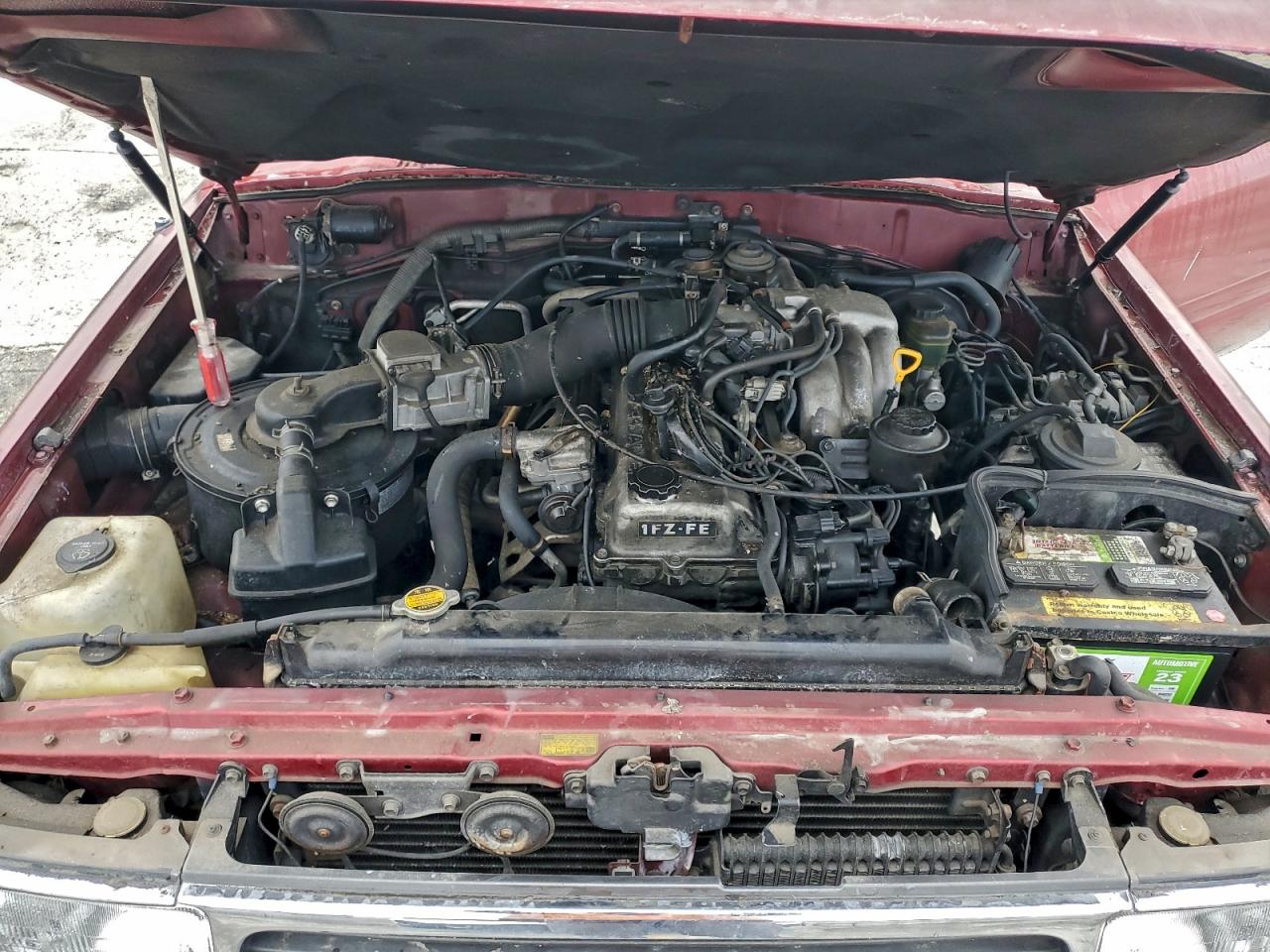 1993 Toyota Land Cruiser Dj81 Burgundy vin: JT3DJ81W3P0032925
