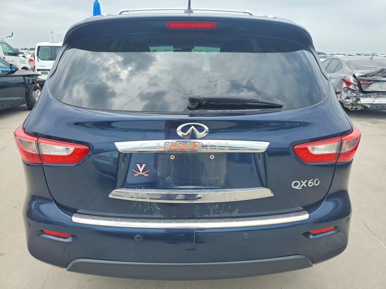2015 Infiniti Qx60 Base Blue vin: 5N1AL0MMXFC501912