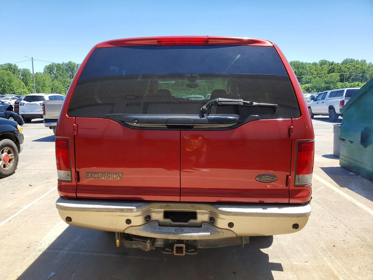 2005 Ford Excursion Eddie Bauer Red vin: 1FMSU45PX5EA49500
