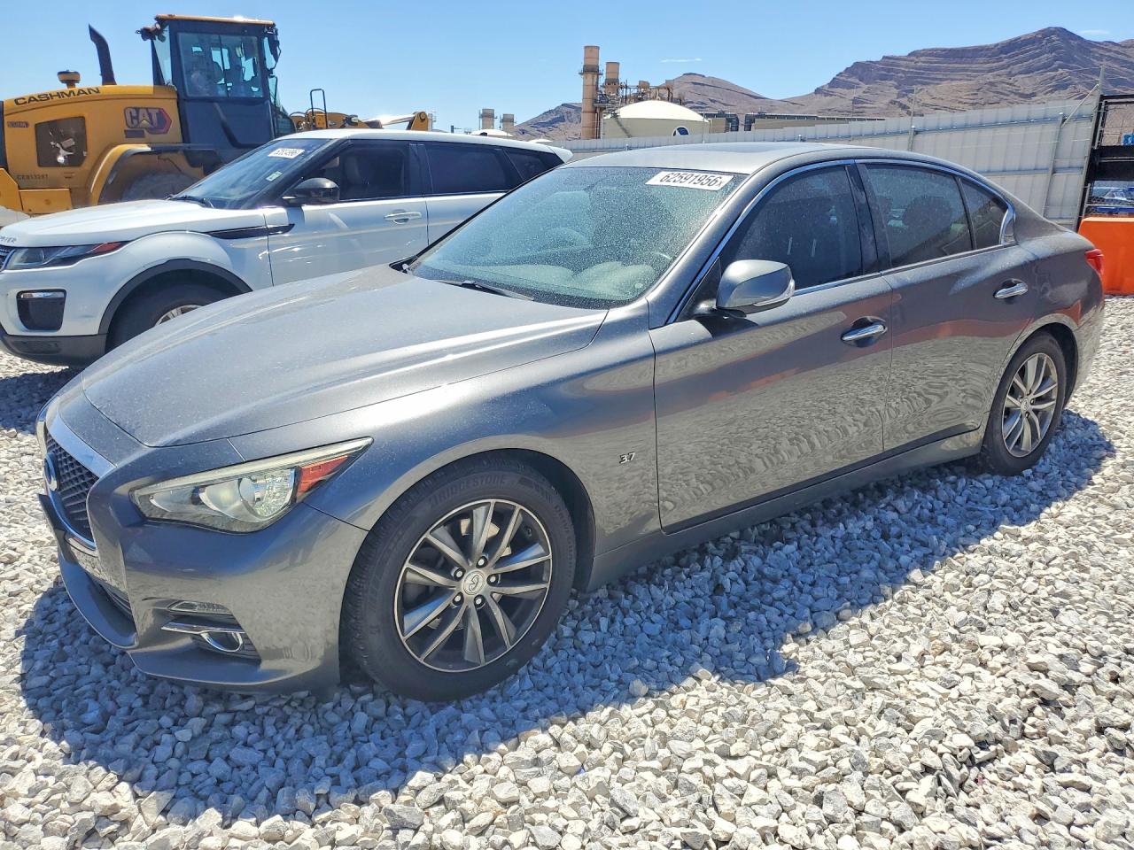 2015 Infiniti Q50 Premium Gray vin: JN1BV7AP8FM351404