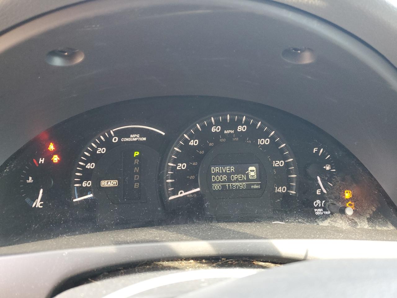 2008 Toyota Camry Hybrid Blue vin: 4T1BB46K88U046727