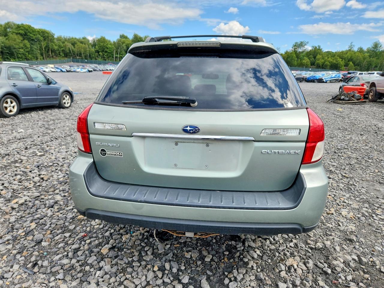 2009 Subaru Outback 2.5i Limited Green vin: 4S4BP66CX97337493