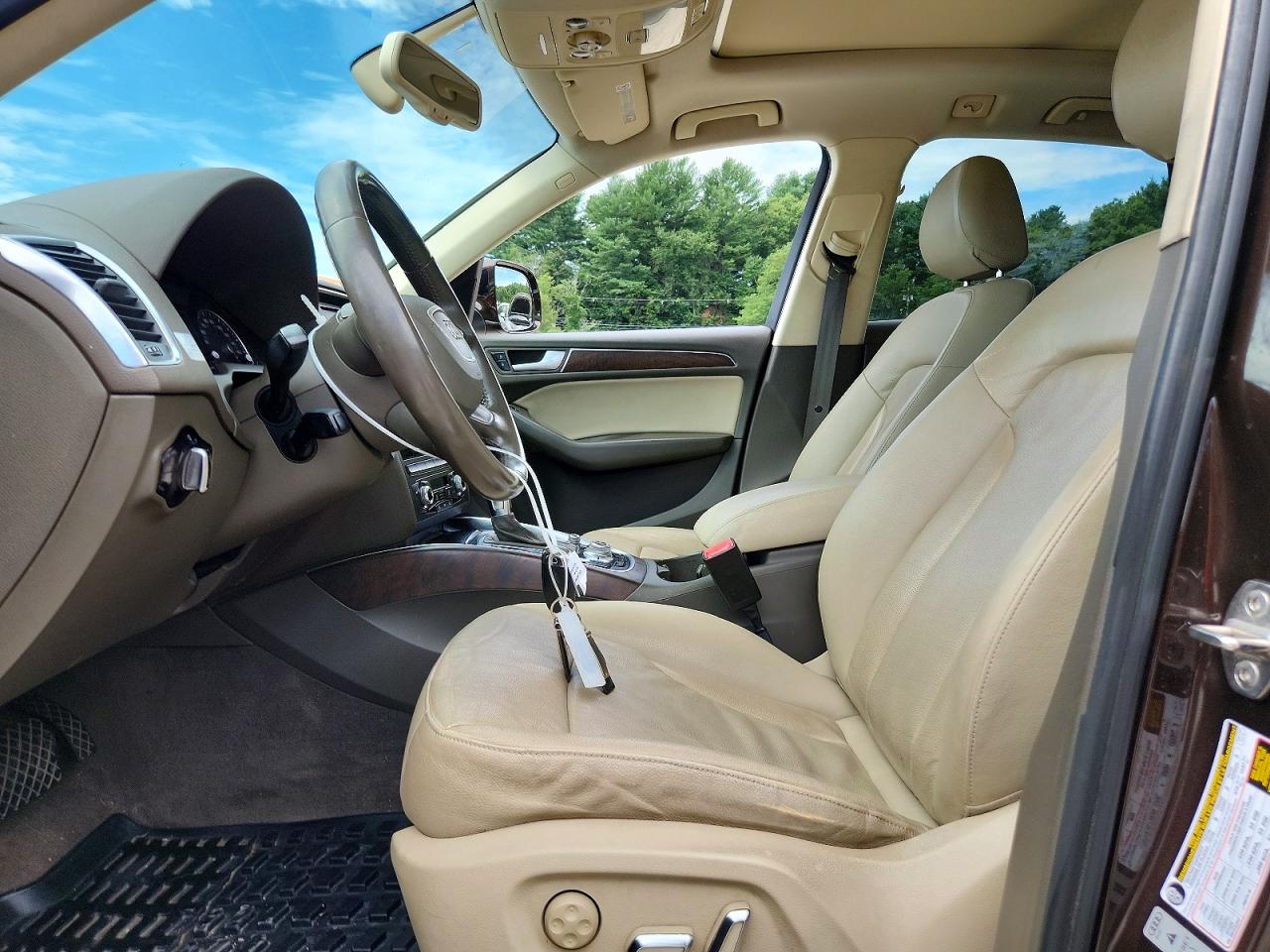 2014 Audi Q5 Tdi Premium Plus Brown vin: WA1CMAFP4EA096755