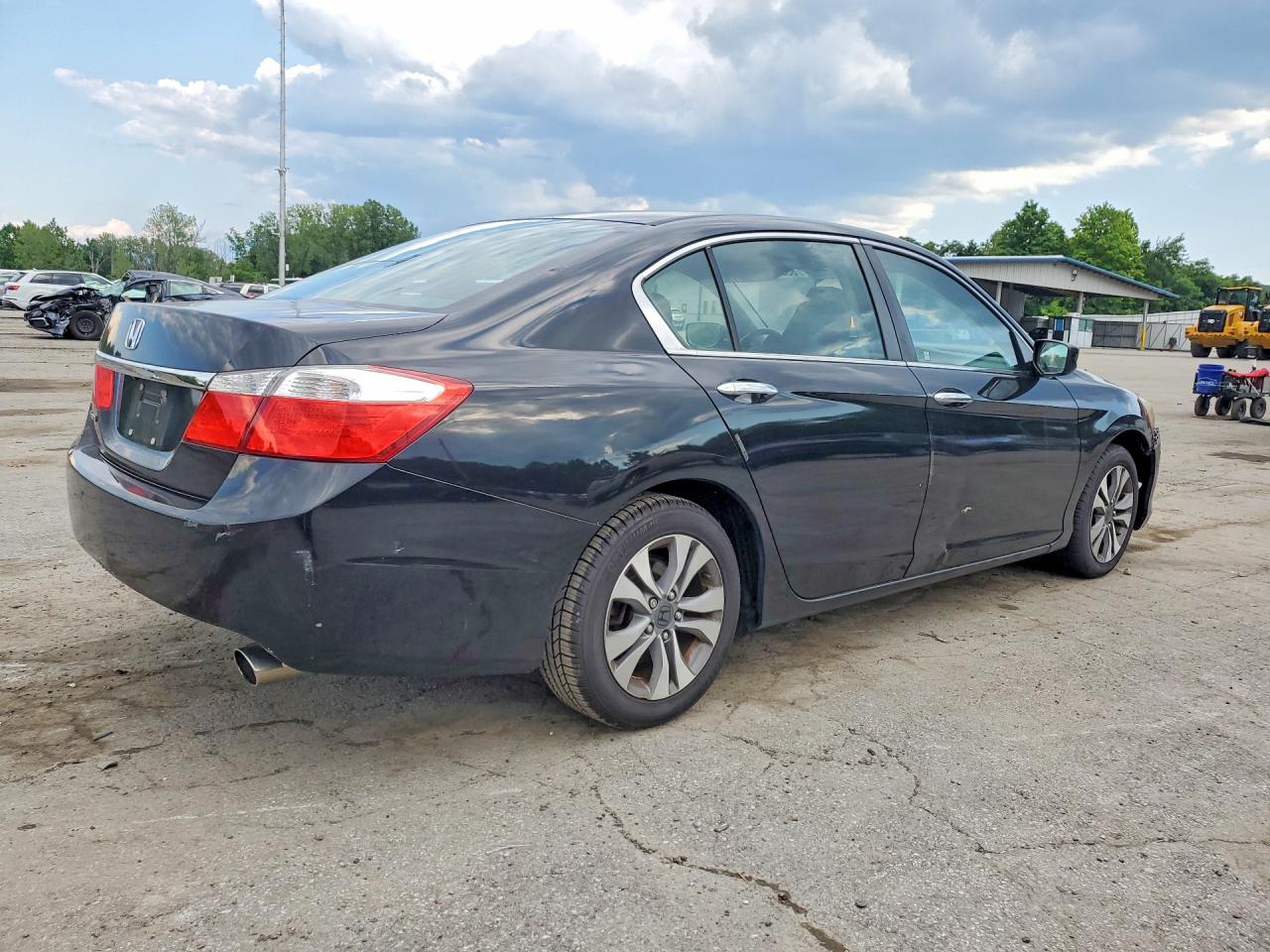 2013 Honda Accord Lx Black vin: 1HGCR2F35DA114125