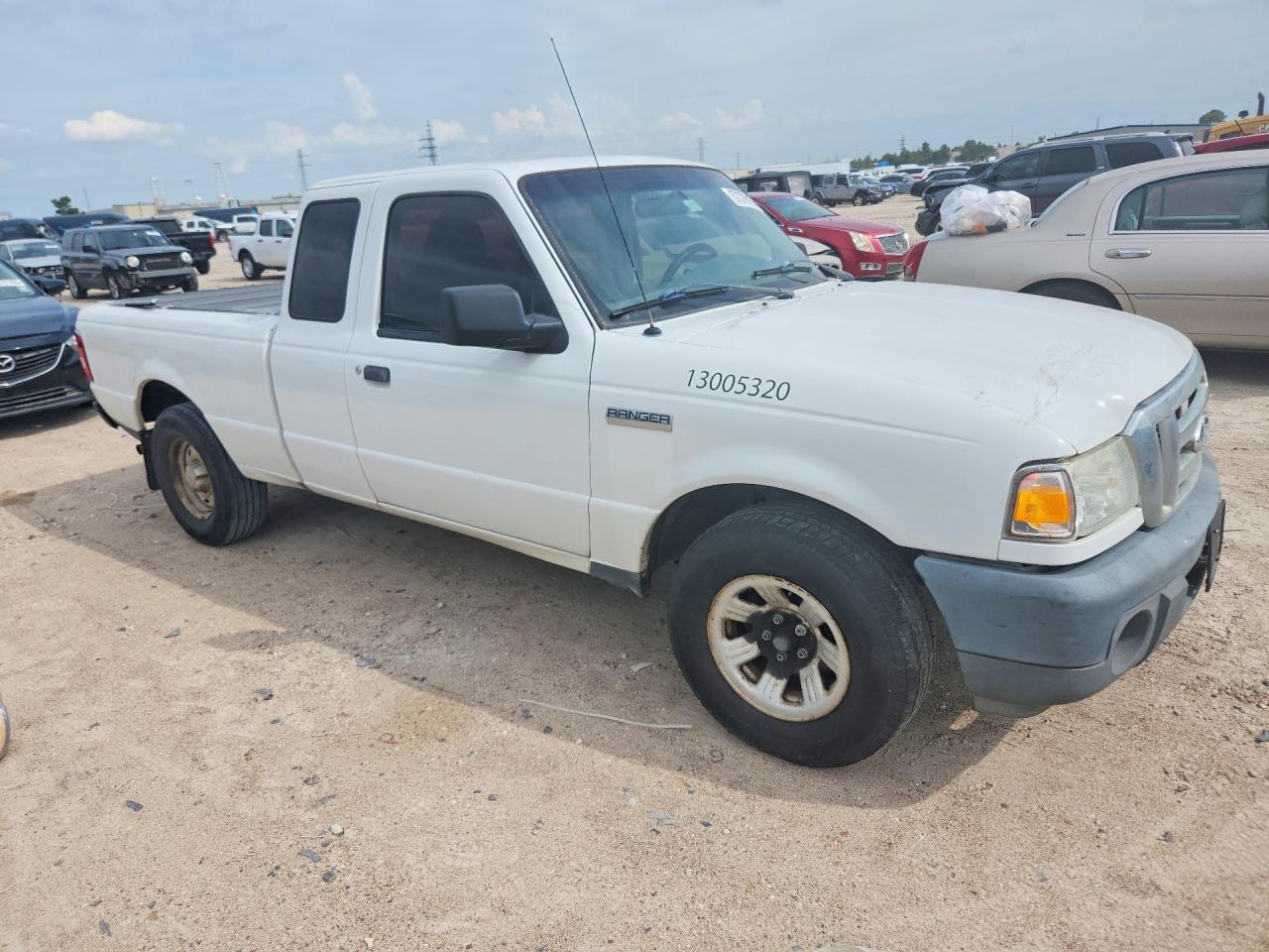 2009 Ford Ranger Super Cab Белый vin: 1FTYR14D09PA59145