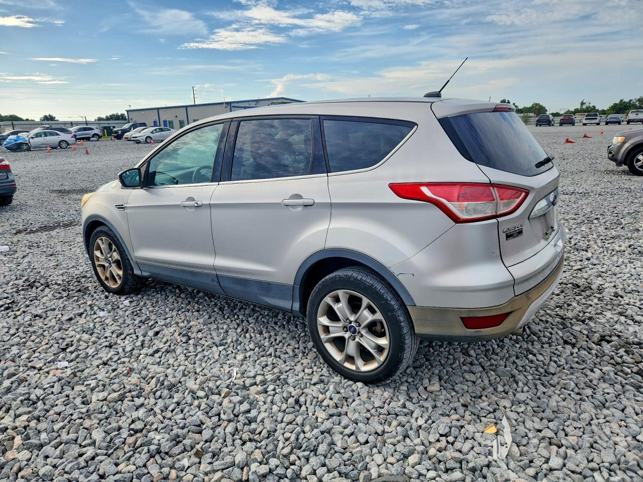 2013 Ford Escape Sel Silver vin: 1FMCU0H95DUC55807