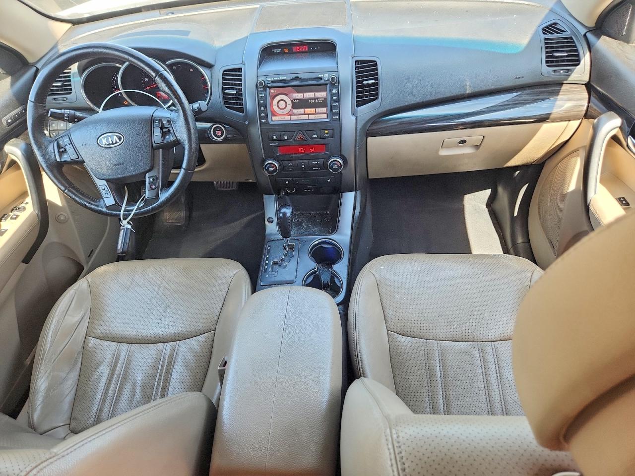 2013 Kia Sorento Ex White vin: 5XYKUDA63DG344901